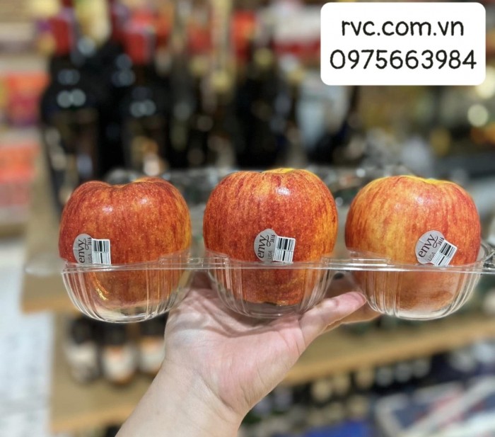 Hộp nhựa đựng 3 trái táo
